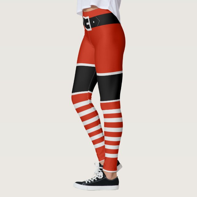 Legging Meias de Faux de Papai Noel (Esquerda)