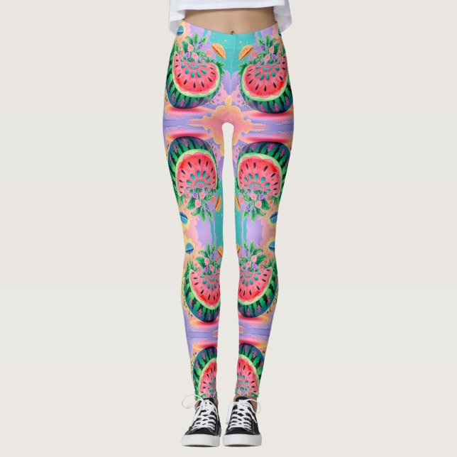 Legging Melancia colorida (Frente)