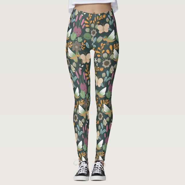 Legging Melhor padrão de Primavera (Frente)