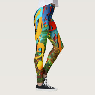 Legging Melódica Harmonia: Minha Linda Música Favorita