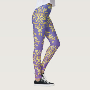 Legging Mendela Pattern, roxo