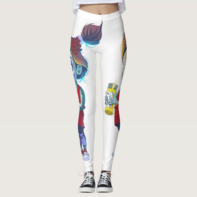 Legging Menina de Diâmetro de Los Muertos (Frente)