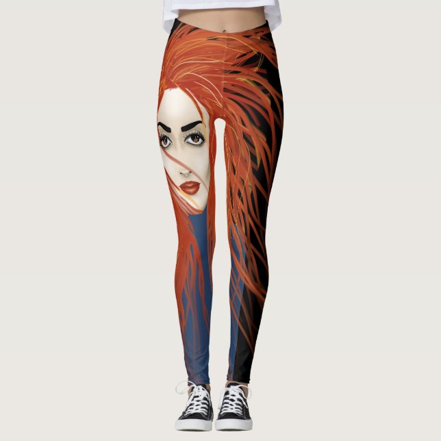 Legging Menina do fogo (Frente)