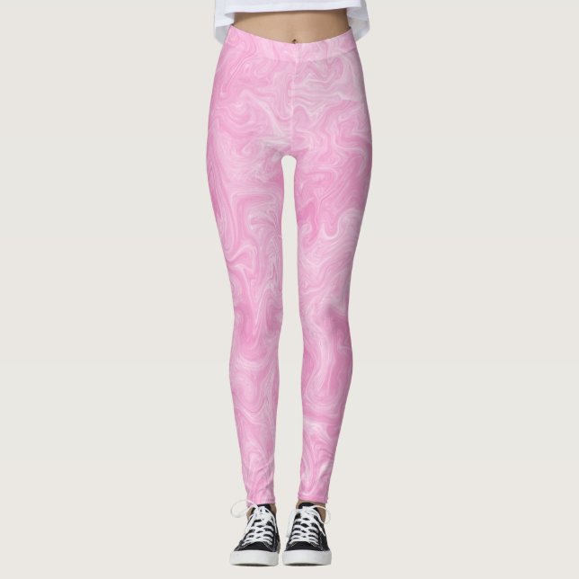 Legging Menina Rosa bonito (Frente)