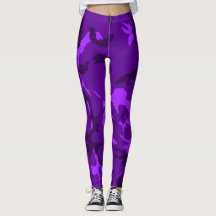Menina Sassy exuberante Blacklight roxo Camo