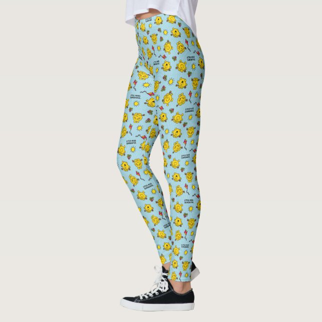 Legging Menina Sunshine | Padrão de Bolinhas lacrimogênea (Esquerda)