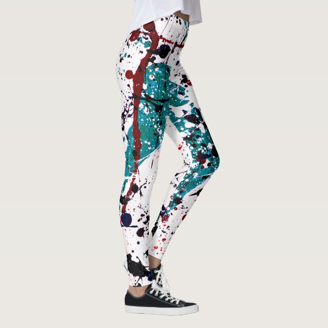 Legging Menta com Pedacinhos de Chocolate (Direita)