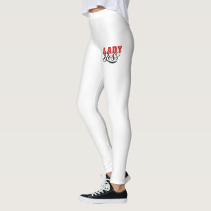 Legging Mentalidade de Dama Chefe – Design de Citação de M