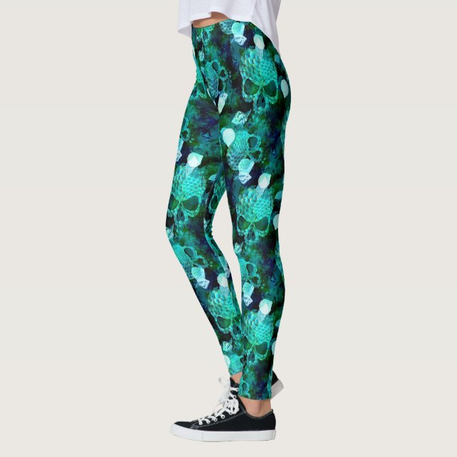 Legging Mermaid Skull (Esquerda)