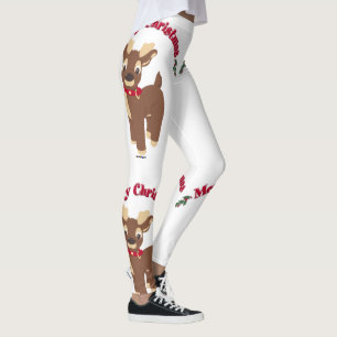 Legging Merry Christmas Reindeer