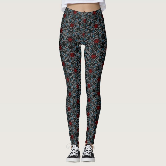 Legging Metal floral (Frente)