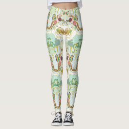 Legging Metamorfose do Pégaso com Medusa e Quimera