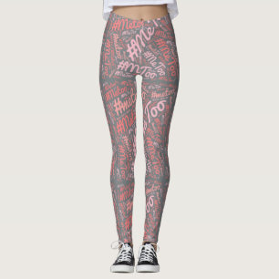 Legging #MeToo Yoga Pants - Visto de Gym Spandex - #MeToo