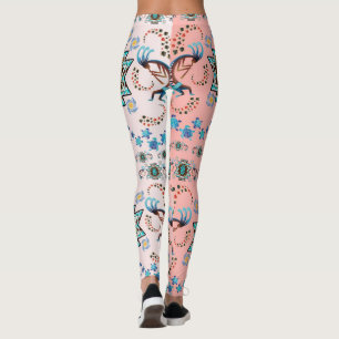 Legging Meu Design de Blackjack Kokopelli Tribal
