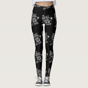 Legging Meu Objetivo É Negar Seu Futebol Goalie