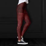Legging Midnight Henna Romance | Red Satinge Damask<br><div class="desc">O rico e sofisticado estiramento dos anos 90 é crescido com este monólogo de satin rosa, luxuoso veludo, e uma ruiva falsa em tom de joia e joias escuras dramáticas e paleta de matiz dusky. Esta textura unisex de abstrato misto unisex dos anos 90 adiciona o pop perfeito de cor...</div>