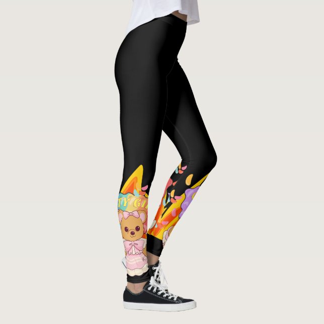 Legging Mikitiez Summer Teddy Ursinho Gelely (Direita)