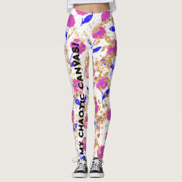 LEGGING MINHA CANVAS CHAOTIC!