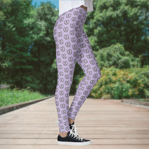 Legging Mini Pretzel Snacks no Lilac (ou em qualquer Parti