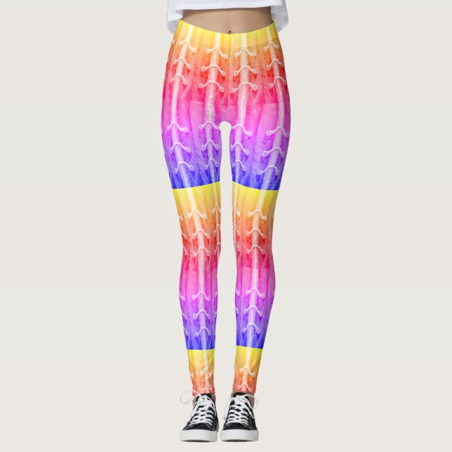 Legging Minimalismo industrial Cores Abstrato Ipanema (Frente)