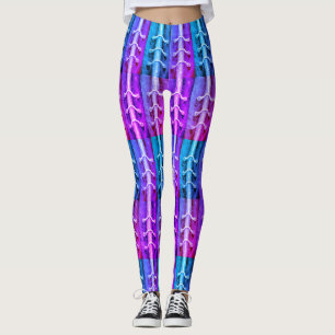 Legging Minimalismo industrial Cores Abstrato Miami