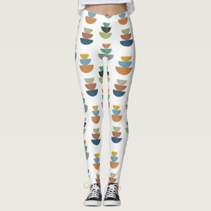 Legging Minimalismo moderno do século médio