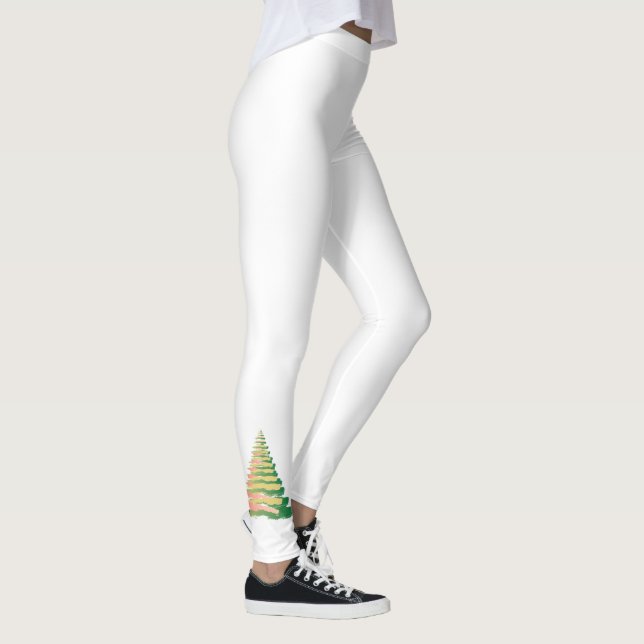 Legging Minimalist Brushstroke Christmas Tree (Direita)