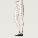 Legging Minimalista Boho Rainbow Neutral<br><div class="desc">Estas leggings apresentam um tema simples do arco-íris.</div>
