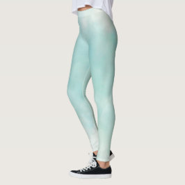 Legging Mint Aqua Tie Dye