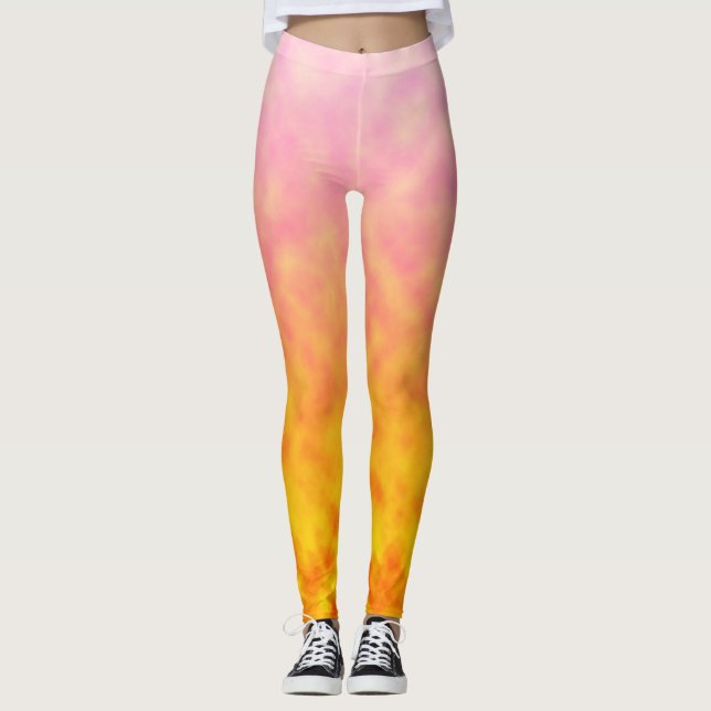 Legging Miragem Pétala Dourada (Frente)