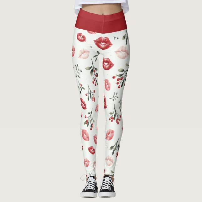 Legging Mistletoe Kisses (Frente)