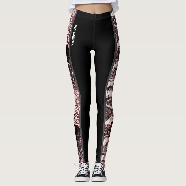 Legging Mistura cor-de-rosa (Frente)