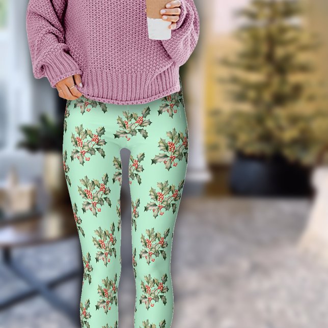Legging Mistura de Cores Macaron de Natal (Criador carregado)