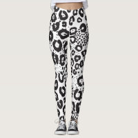 Mistura de Impressão Animal com Leopardo da Neve