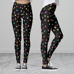 Legging Misturadores de confete coloridos bolinhas<br><div class="desc">Misturadores de confete coloridos bolinhas arco-íris</div>