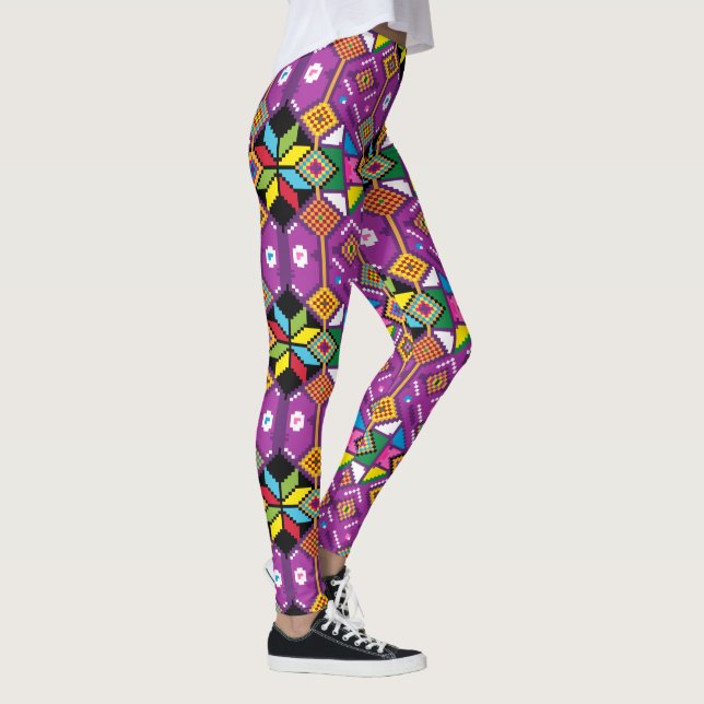 Legging Mochila digital pixel art (Direita)