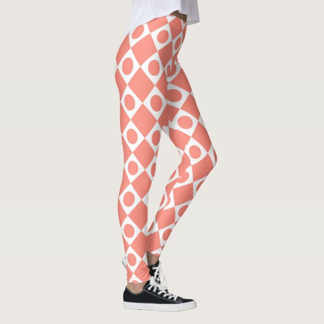 Legging Mod Retro 60s Cantaloupe (Direita)
