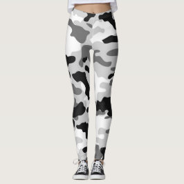 Legging Moda Black White e Exército de Cinzas