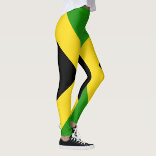 Legging Moda da Bandeira Fria da Jamaica