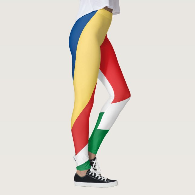 Legging Moda de Bandeira das Seicheles legal (Direita)
