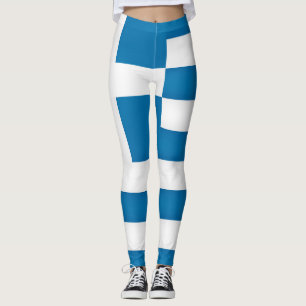 Legging Moda de bandeira legal da Grécia