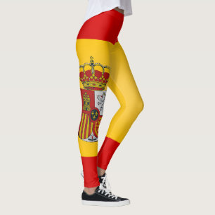 Legging Moda do Sinalizador de Espanha legal
