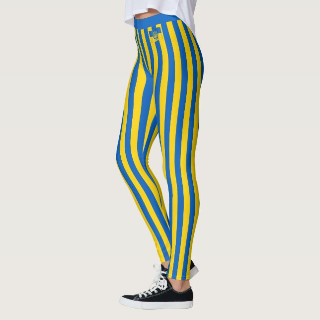 Legging Moda / esportes de Bandeiras ucranianas (Esquerda)