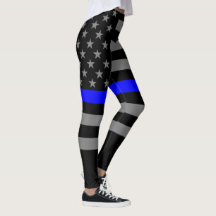 Legging Moda gráfica de Sinalizador Americano de Linha Az
