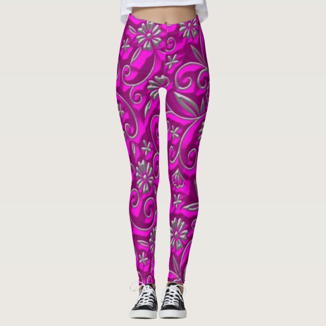 legging Modee usando  Ajuste de compressão devido  (Frente)