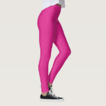 Legging Modelo de Cor Sólida Rosa de Texto de Foto Persona<br><div class="desc">Imagem Personalizada Texto Cor Sólida Cor Cor Cor Cor Sólida Modelo Legant Modern Design Leggings.</div>