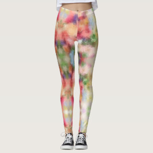Legging Modelo Floral Elegante Colorida Moderna