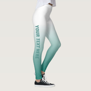 Legging Modelo personalizado - Teal personalizado faça voc