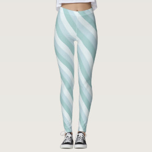 Legging Modelo Verde Azul Trendy Chic Projetado Moderno