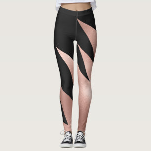 Legging Modern Girn Rosa Dourado Geométrico